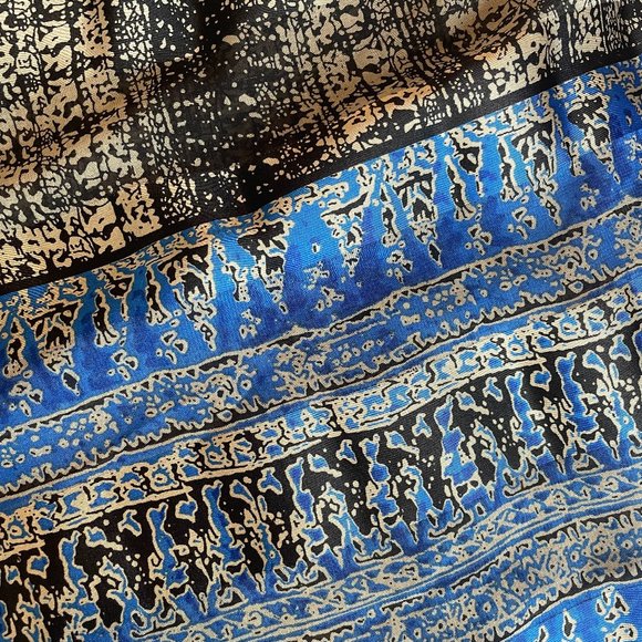 STUDIO M || Women's lightweight dress with graphic print - Size L - Picture 3 of 5